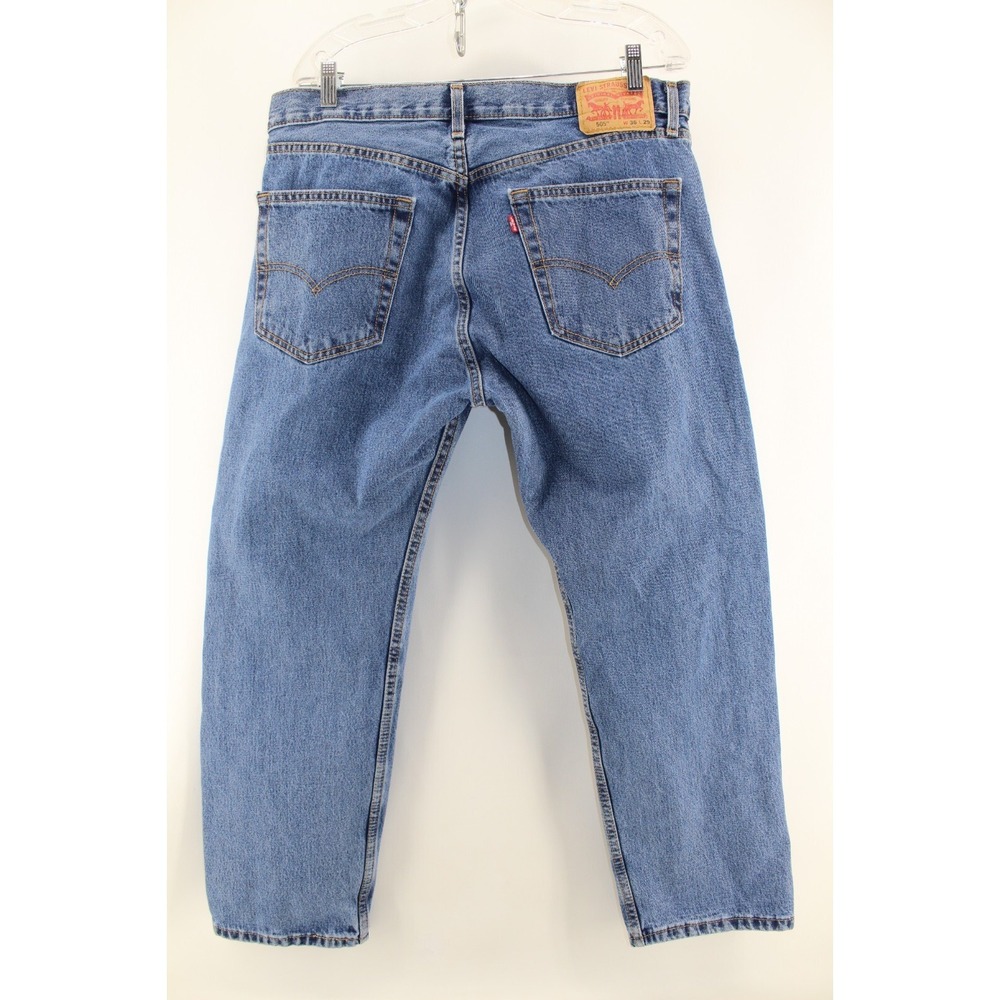 Levi's Men's Classic Straight Leg 505 Regular Fit 5-Pocket Jeans 36x29 - Picture 2 of 7